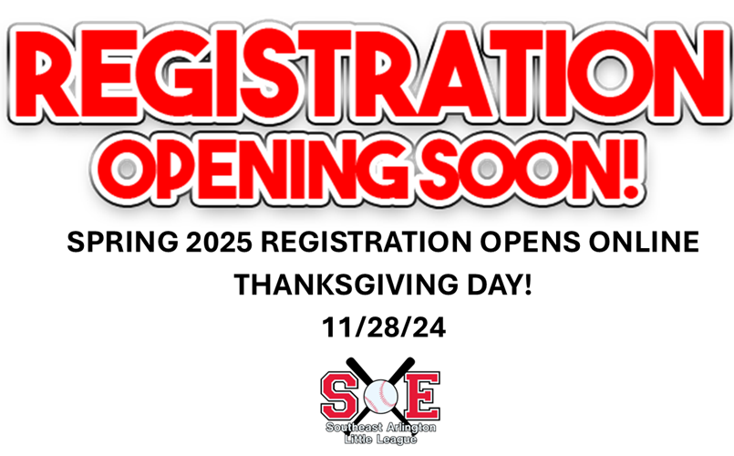 Spring Registration Opens Thanksgiving Day